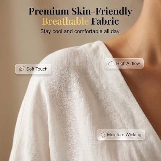 Women's Linen 2 Piece Sets Sleeveless V Neck Halter Top with Wide Leg Pants Casual Outfits Summer
